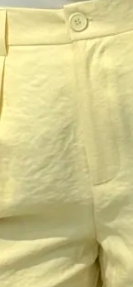 💛 gele classy high-waist pantalon (ook in blauw en roze)