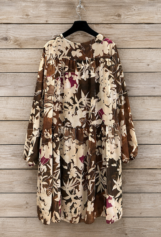 Herfstjurk met print