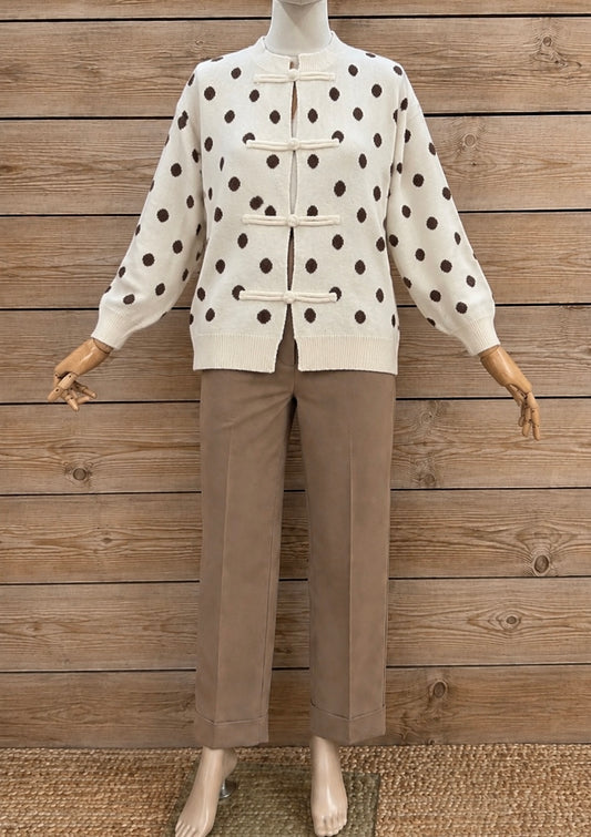 Polka dots cardigan