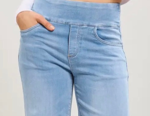 Toxik3 stretch “jogg-jeans” 🩵