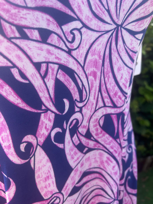 🌞 zomerse jurk met print 💜💙