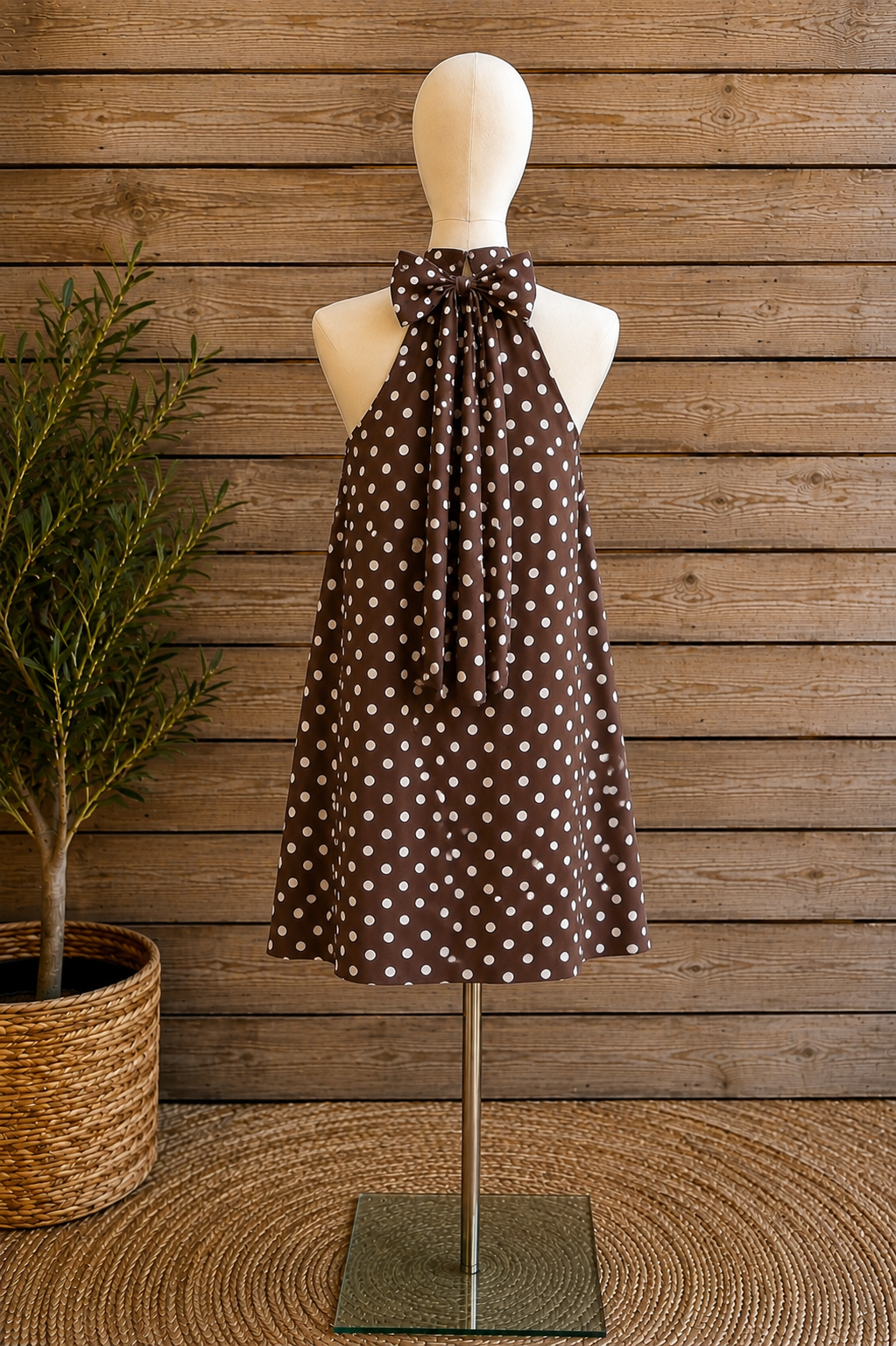 Polkadots halterjurk