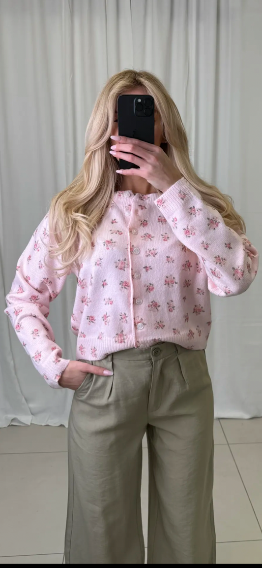 🌸 Romantisch vestje met bloemetjes 🌸 (ook met witte achtergrond verkrijgbaar)