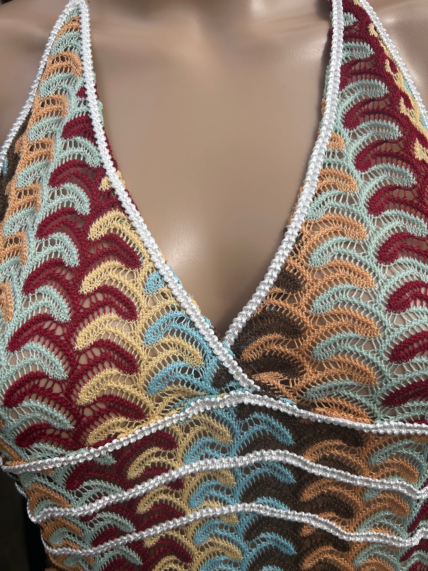 Boho strandkleed in zacht haakpatroon