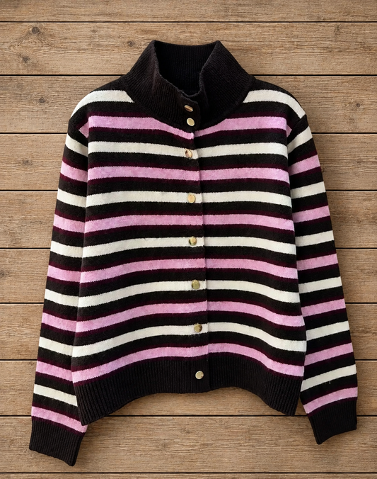 Striped cardigan