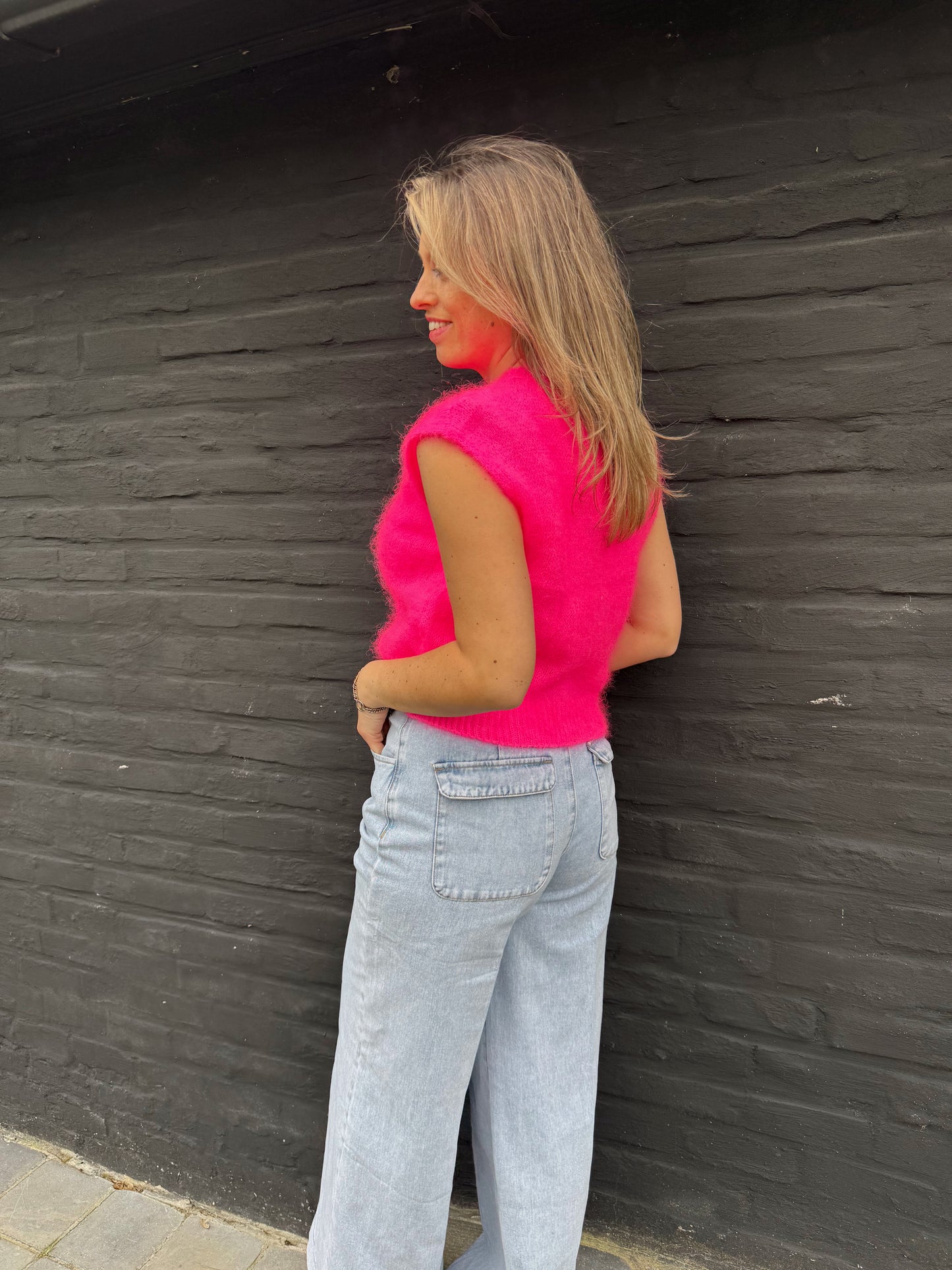 Laatste stuk! fuchsia debardeur L’Esstiel