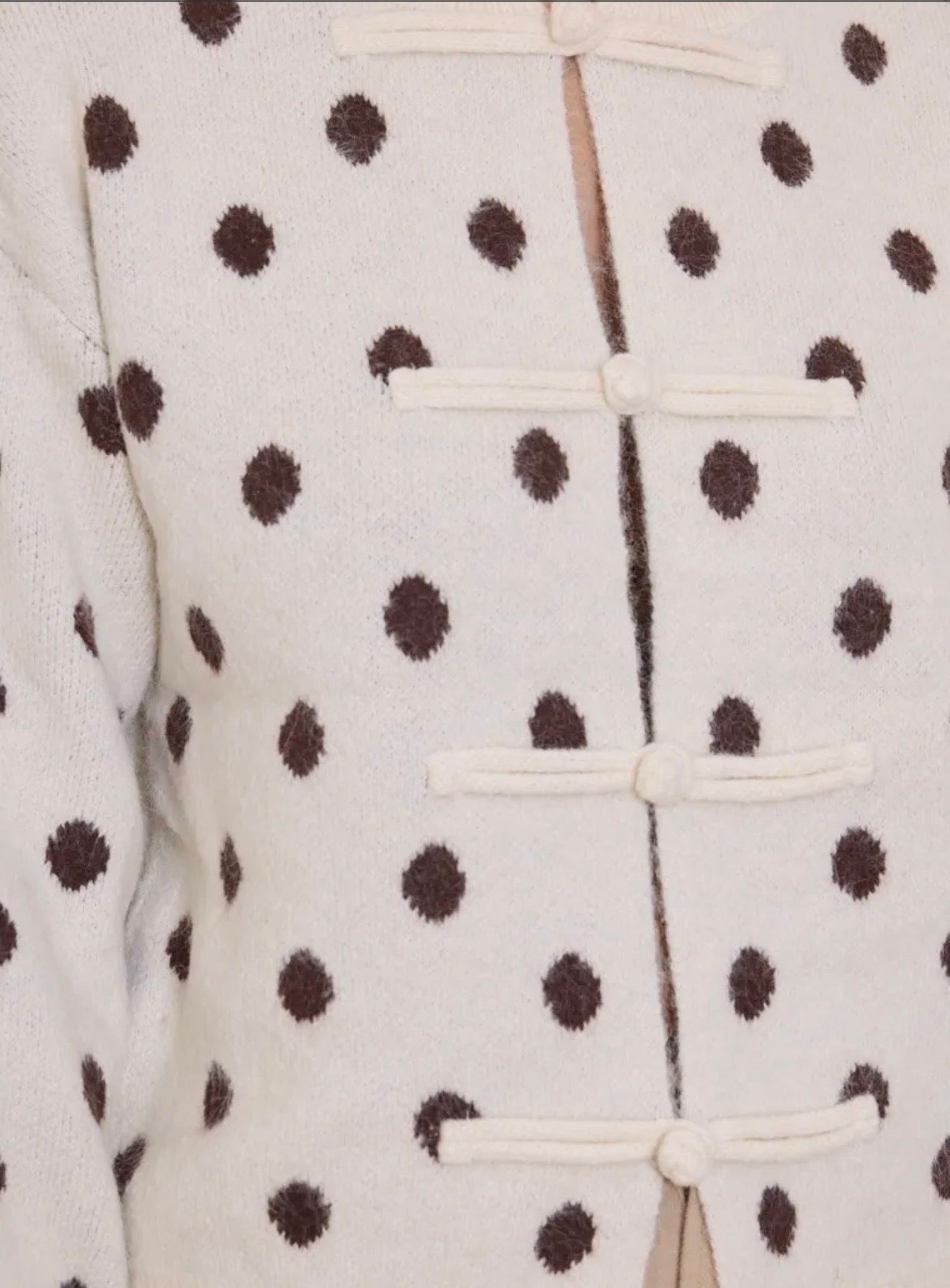 Polka dots cardigan