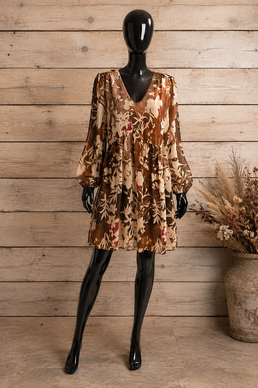 Herfstjurk met print
