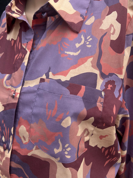 Katoenen hemdje met print