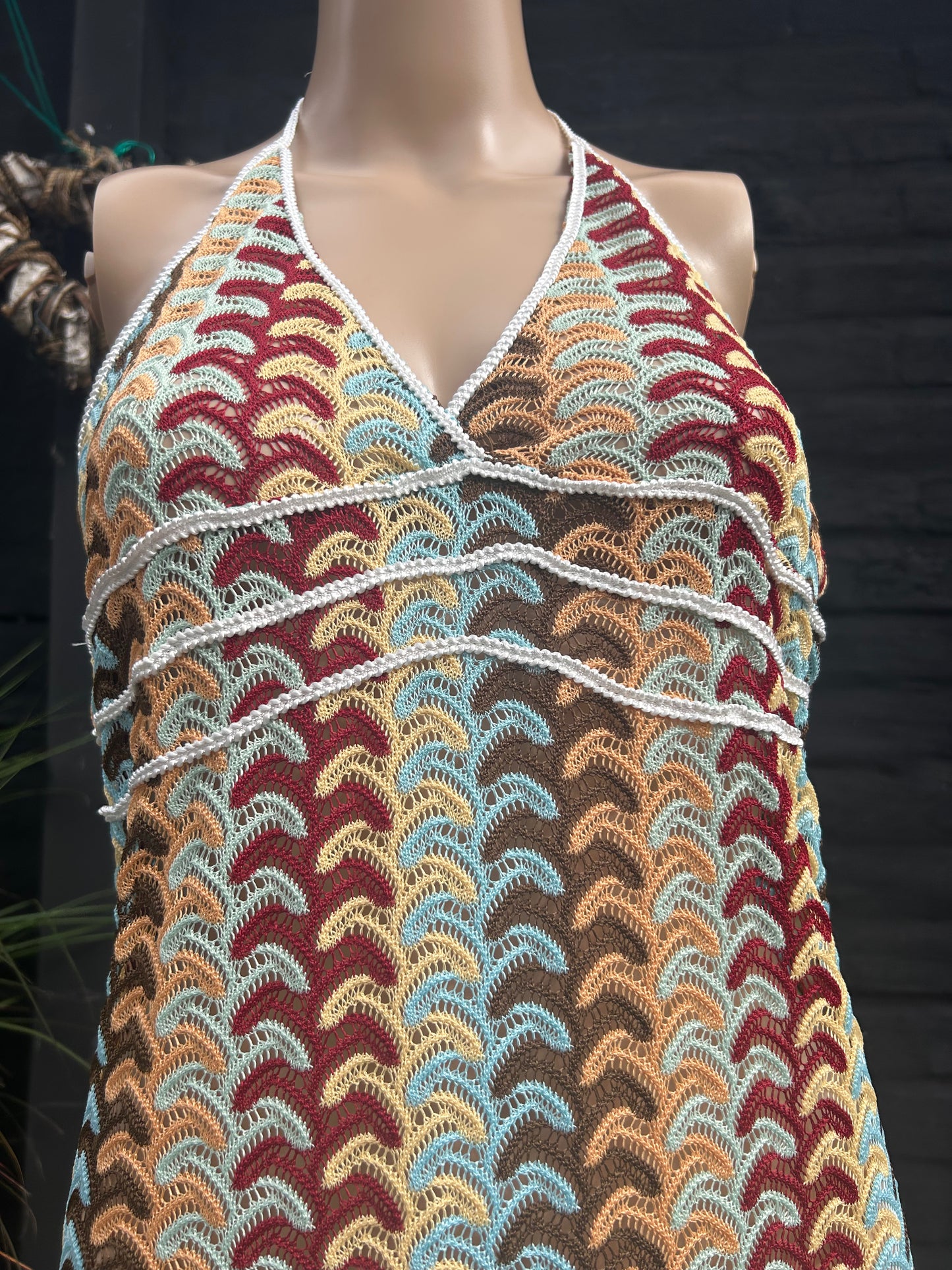 Boho strandkleed in zacht haakpatroon