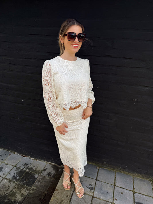 ✨ Elegant kanten rok van Choklate Paris (ook als ensemble met top te verkrijgen)