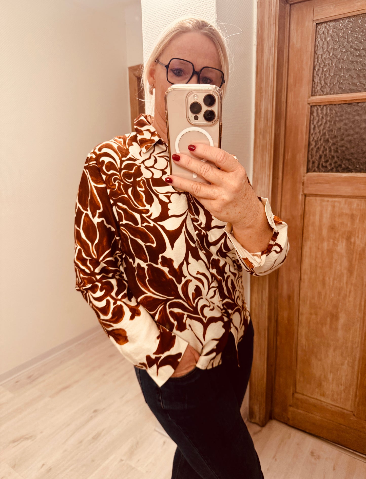 Hemdje beige/bruin