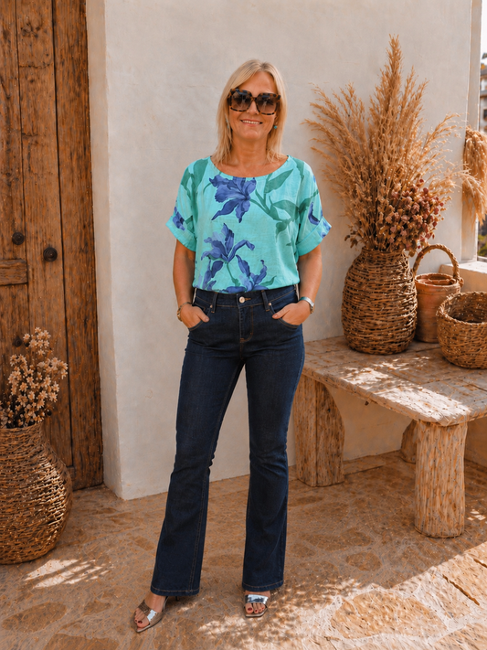 🩵Oraije bootcut Jeans -Bella- onbewerkt denim