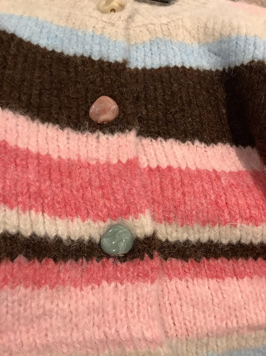 Zachte gestreepte vest/trui