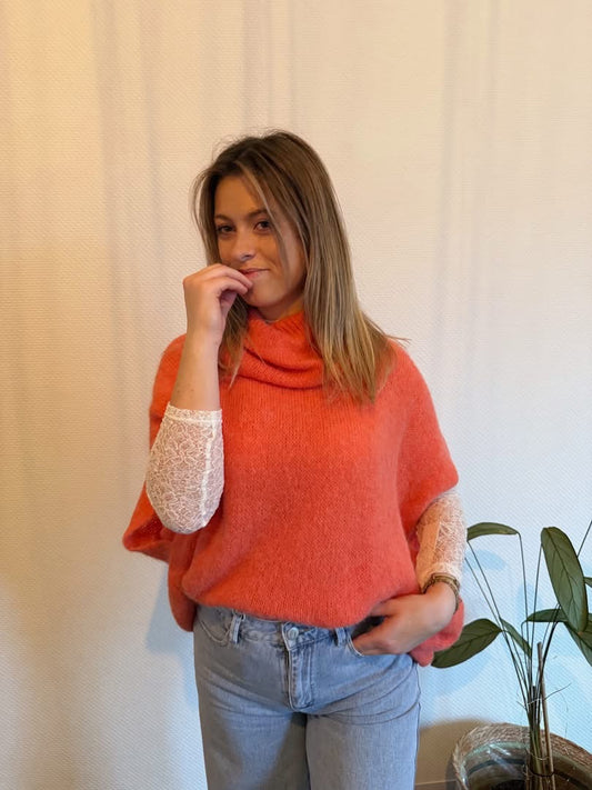 Oranje rolkraagtrui 🧡