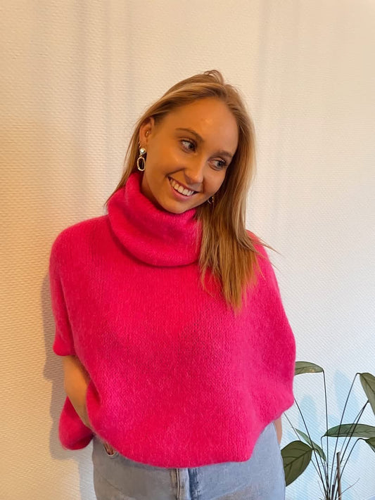 Roze rolkraagtrui 🩷
