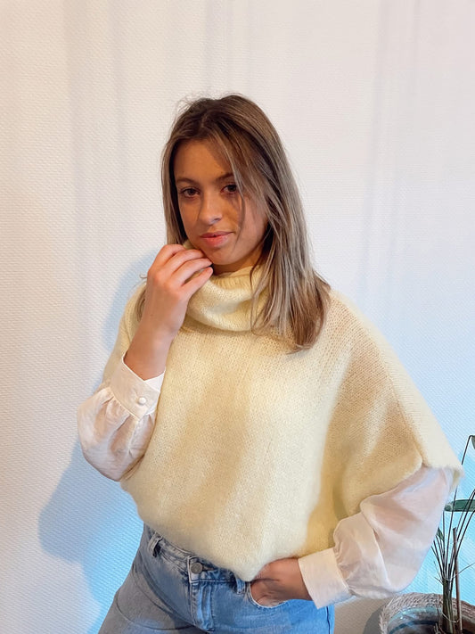 Pastelgele rolkraagtrui 💛