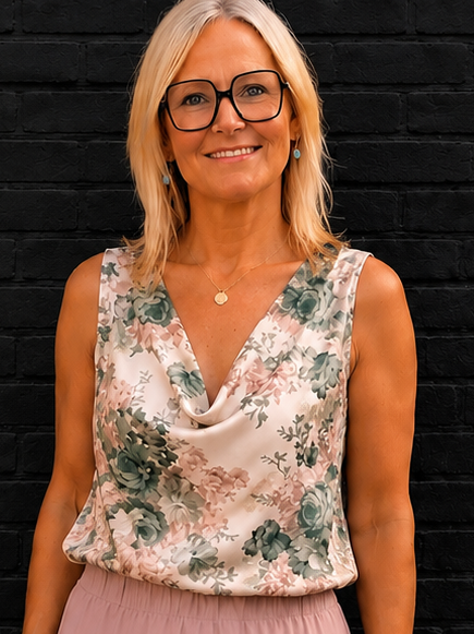 Fleurige top